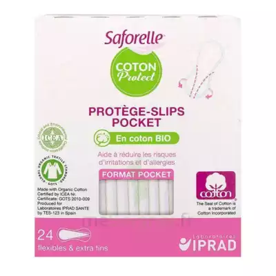 Saforelle Coton Protect Protège-slip Pocket B/24 à Mérignac